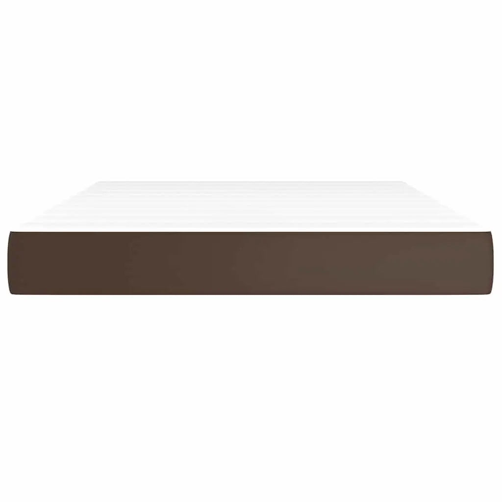 Matelas à ressorts ensachés mi-ferme Marron 140x190x20 cm - XIOS