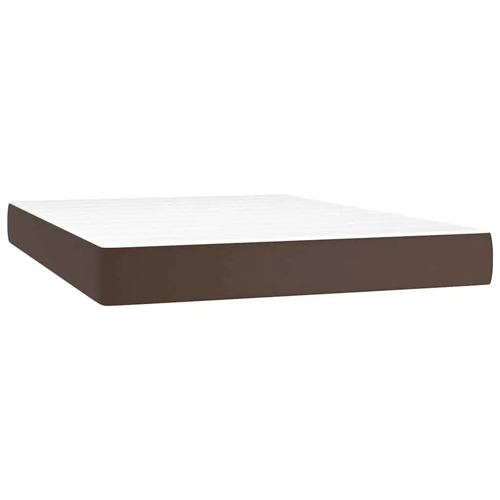 Matelas à ressorts ensachés mi-ferme Marron 140x190x20 cm - XIOS