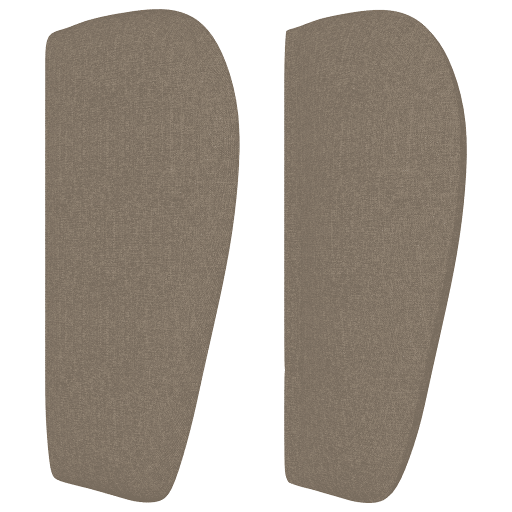 Sommier à lattes de lit avec matelas Taupe 140x200 cm Tissu - XIOS