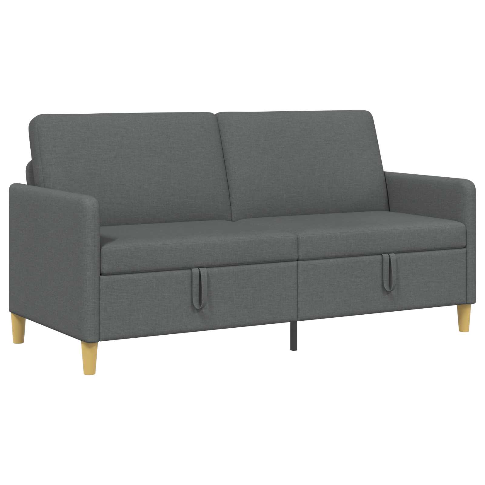 Sofa avec rangement Gris foncé 172 x 78 x 87 cm Polyester - XIOS