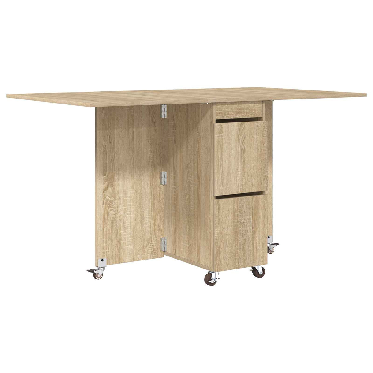 Table à dîner 140 x 80 x 77 cm Bois d'ingénierie Chêne Sonoma - XIOS