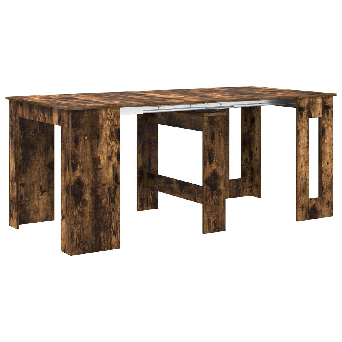 Table à dîner 180 x 85 x 75 cm Bois d'ingénierie Chêne fumé - XIOS