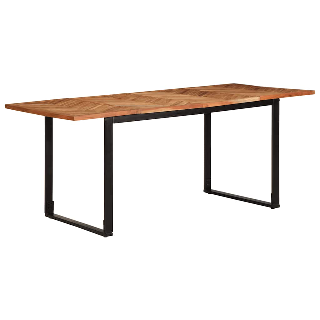Table à manger 180x90x75 cm bois massif d'acacia - XIOS