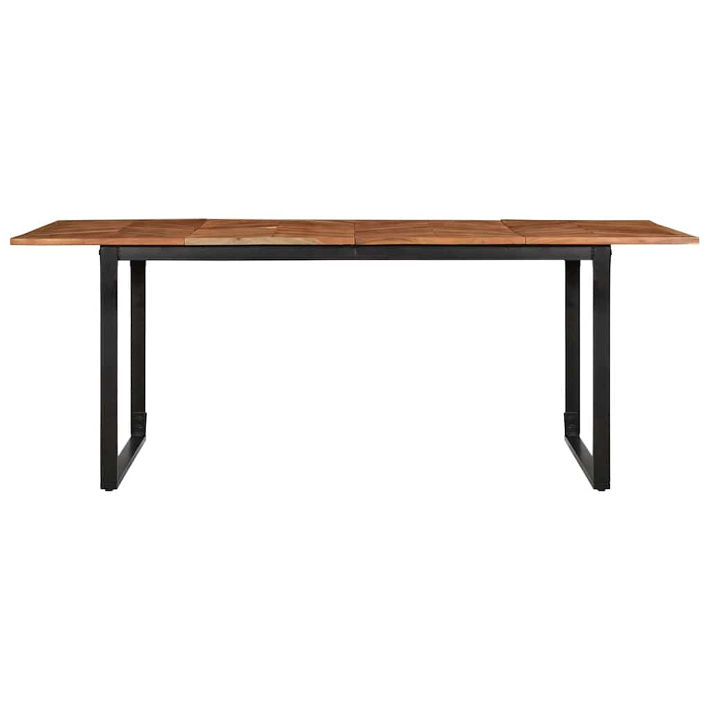 Table à manger 200x100x75 cm bois massif d’acacia - XIOS