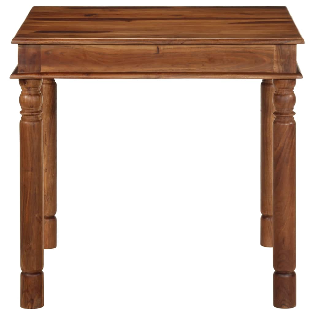 Table à manger 80x80x77 cm bois d'acacia solide - XIOS