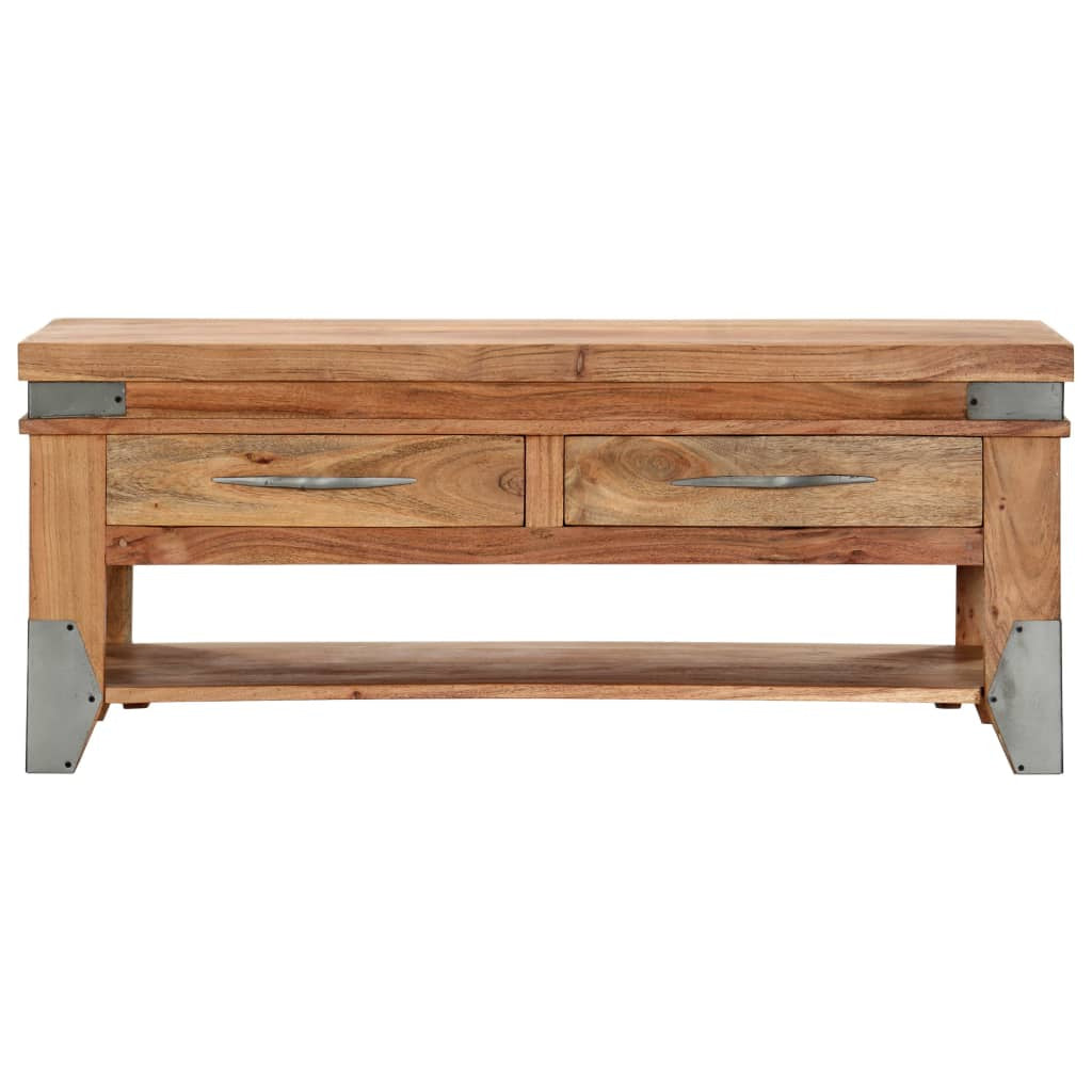 Table basse 110x52x45 cm Bois d’acacia solide - XIOS