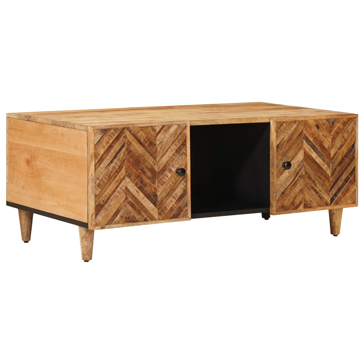 Table basse Marron 100 x 54 x 40 cm Bois de mangue massif - XIOS