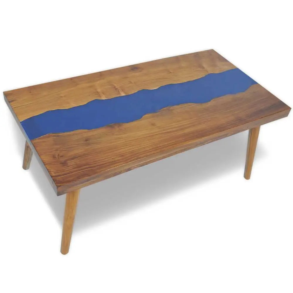 Table basse Teck Résine 100x50x40 cm - XIOS