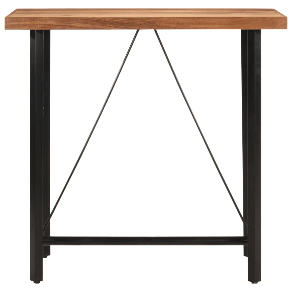 Table de bar 110x55x107 cm bois massif d’acacia et fer - XIOS