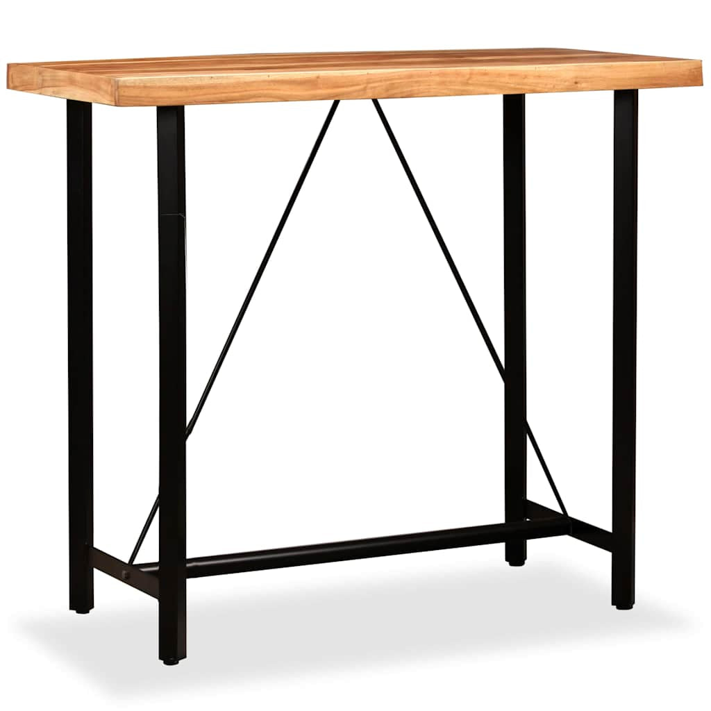 Table de bar Bois massif d’acacia 120x60x107 cm - XIOS