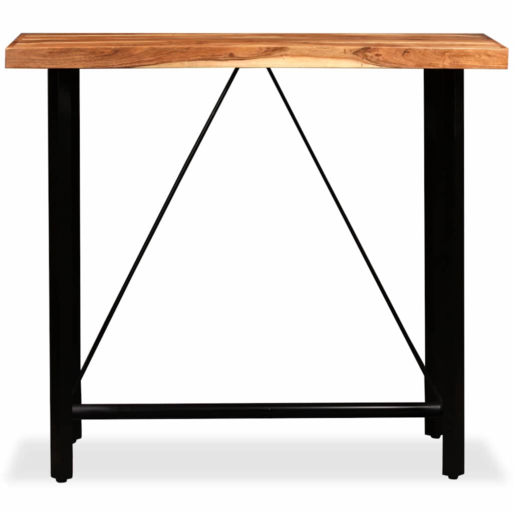 Table de bar Bois massif d'acacia 120x60x107 cm - XIOS