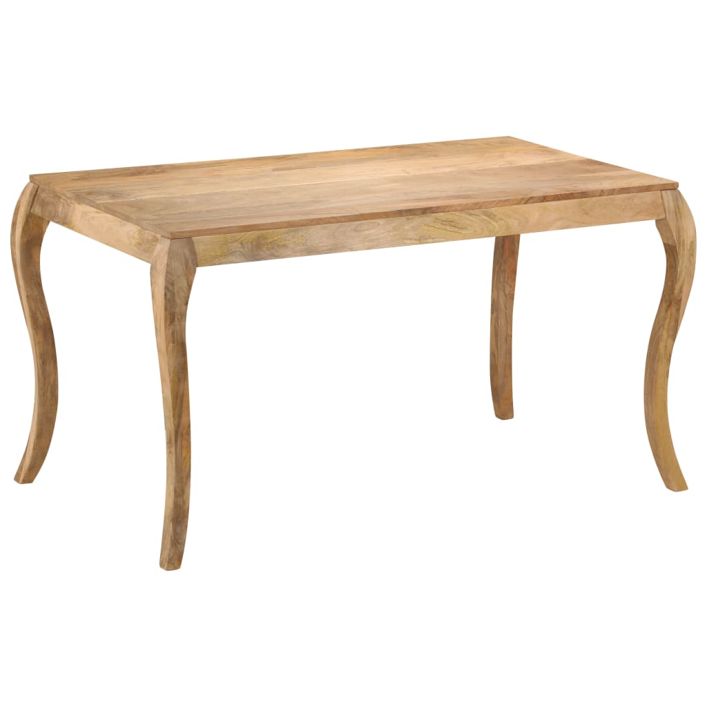 Table de salle à manger 135x75x76 cm Bois de manguier massif - XIOS
