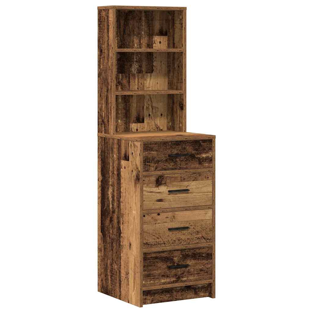 Table de Toilette 3 pc Marron 40 x 41 x 135 cm - XIOS