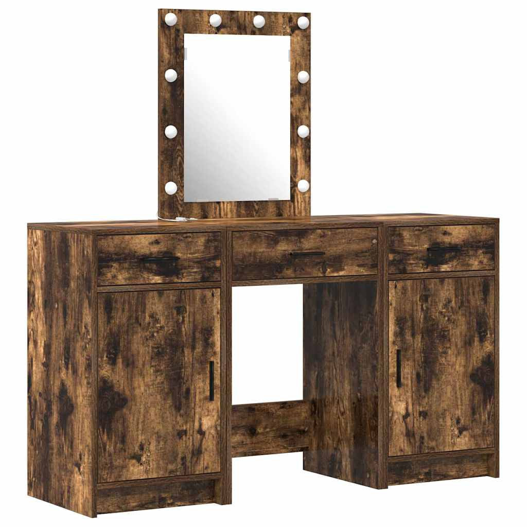 Table de Toilette Marron 50 x 41 x 135 cm Bois d’ingénierie - XIOS