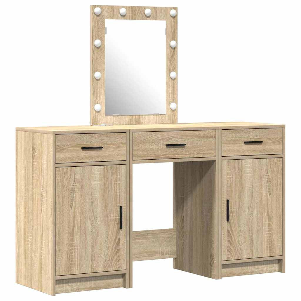 Table de Toilette Marron 50 x 41 x 135 cm Bois d’ingénierie - XIOS