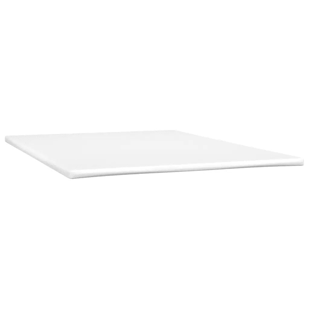 Sommier à lattes de lit et matelas et LED Taupe 160x200cm Tissu - XIOS