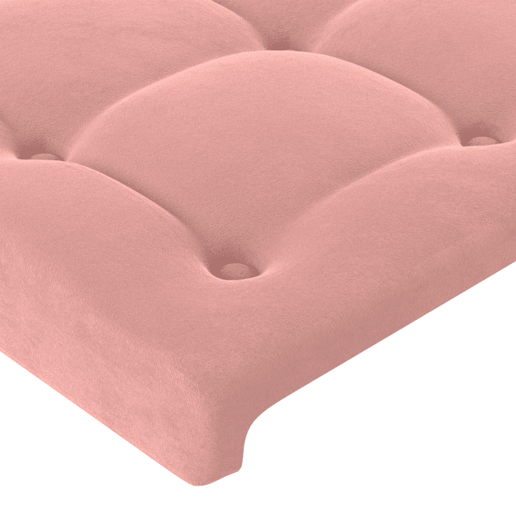 Sommier à lattes de lit avec matelas Rose 160x200 cm Velours