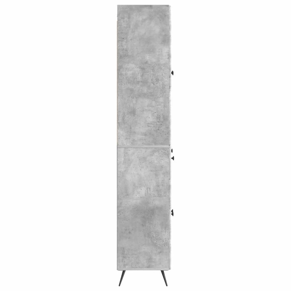 Ensemble de deux buffets gris béton meuble de rangement - XIOS