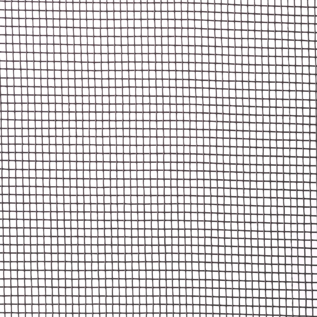 Moustiquaire 1x3 m Fibre de verre Noir Moustiquaires Nature