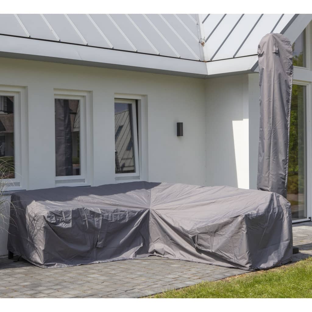 Housse de meubles d'extérieur 270 x 210 x 90 cm Droit Gris Housses pour meubles d'extérieur Madison