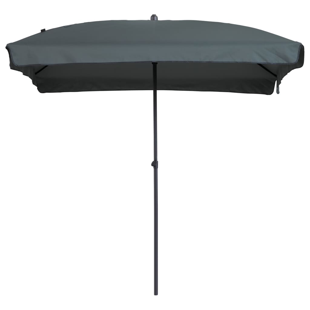 Parasol de jardin Patmos Luxe rectangulaire 210x140 cm gris Parasols & voiles d'ombrage Madison