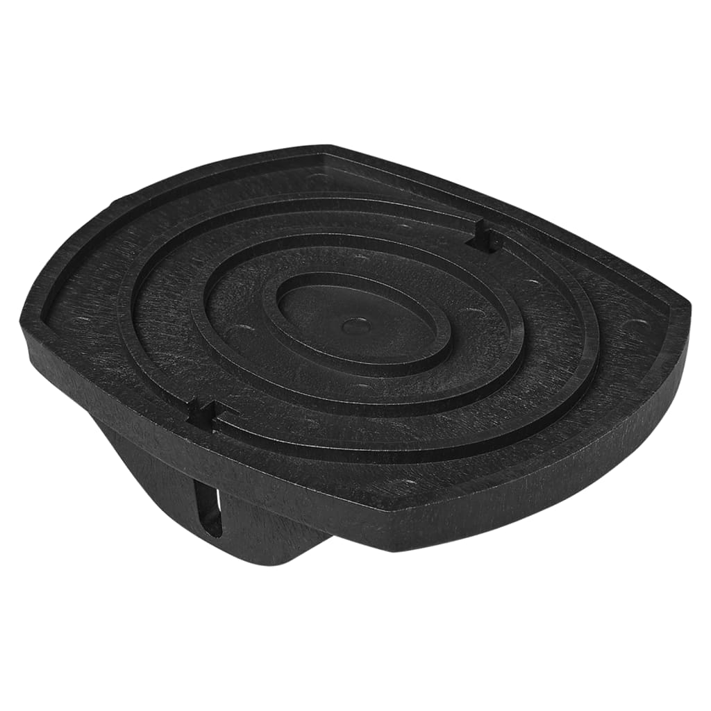 Patins de support de caravane 4 pcs avec broches métalliques Mâts & piquets de tente ProPlus