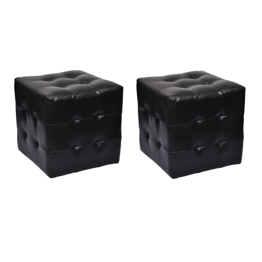 Tabourets cube Noir - XIOS