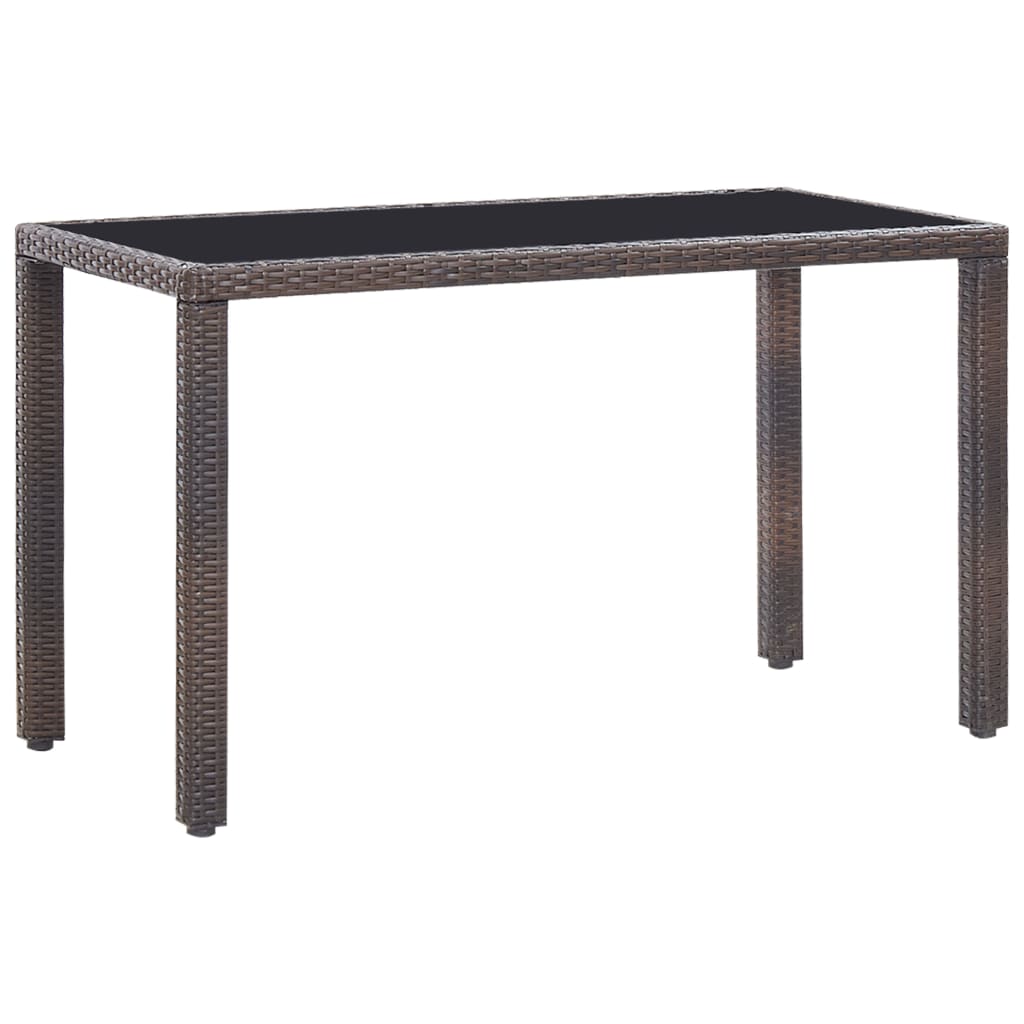 Ensemble à manger d'extérieur 5pcs avec coussins Résine tressée - XIOS