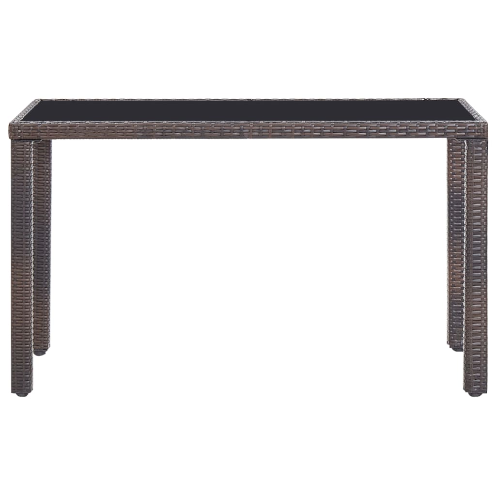 Ensemble à manger d'extérieur 5pcs avec coussins Résine tressée - XIOS
