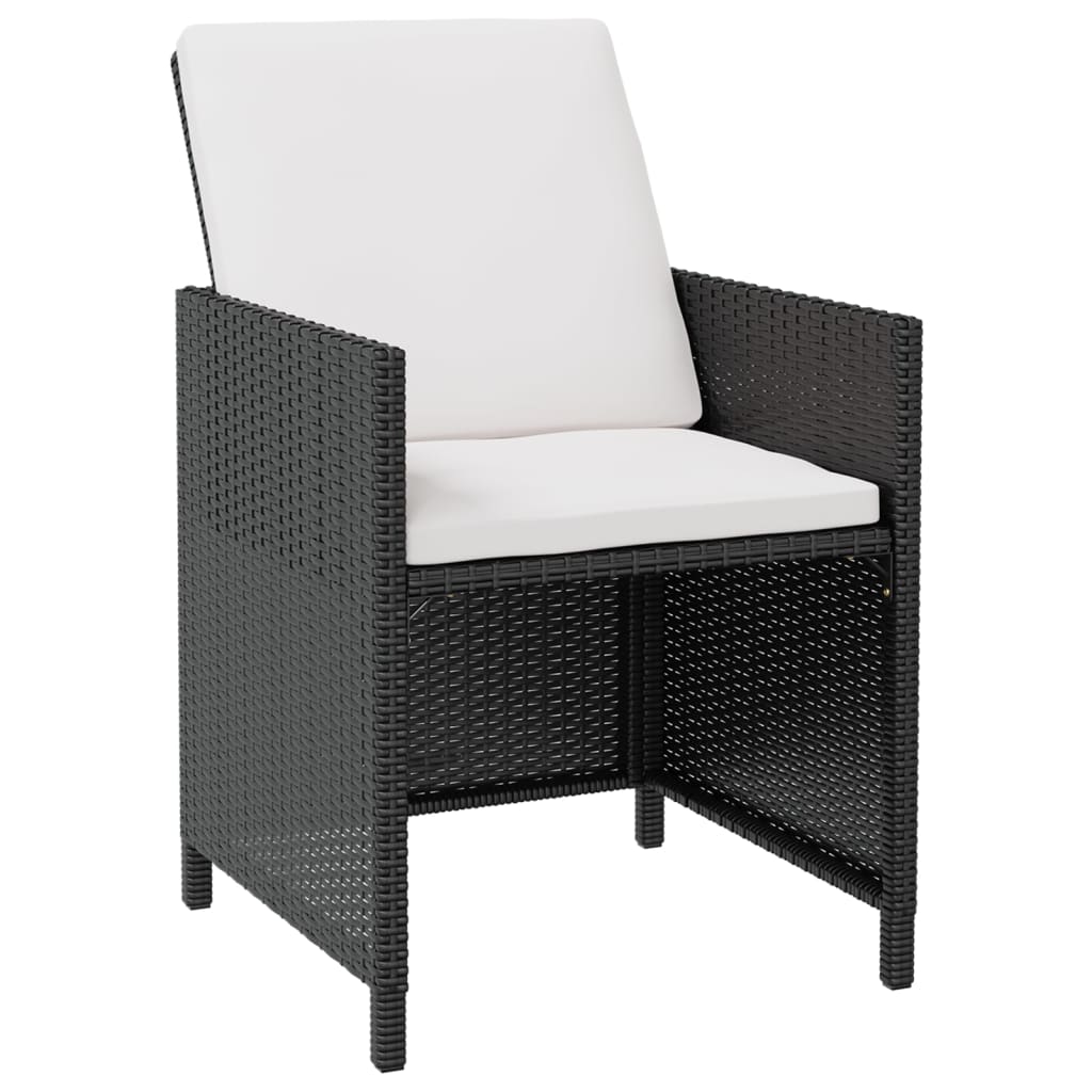 Ensemble à manger d'extérieur 9 pcs résine tressée et acacia - XIOS