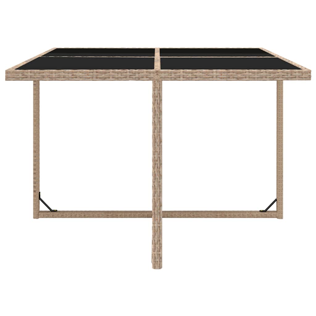 Ensemble à manger d'extérieur et coussins 9 pcs résine tressée - XIOS