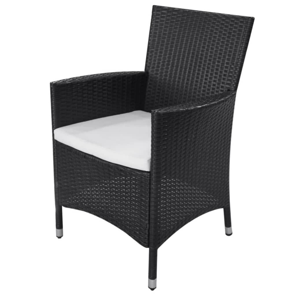 Ensemble à manger d'extérieur 11 pcs coussins résine tressée - XIOS