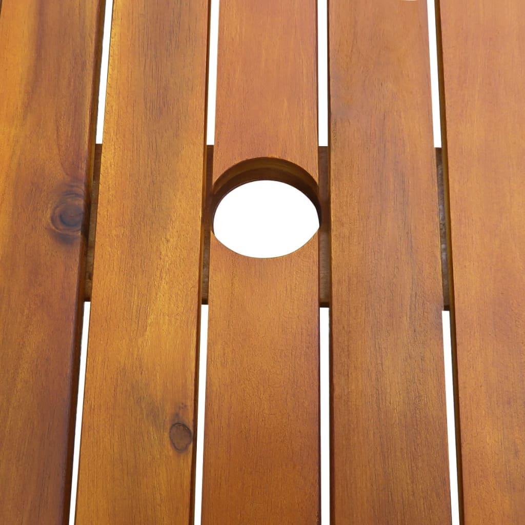 Ensemble à manger d'extérieur 7 pcs Bois d'acacia solide