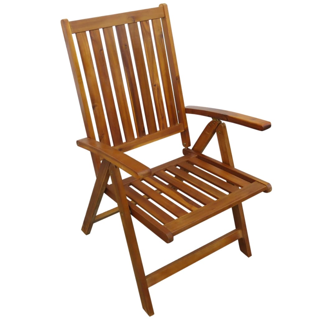 Ensemble à manger d'extérieur 7 pcs Bois d'acacia solide