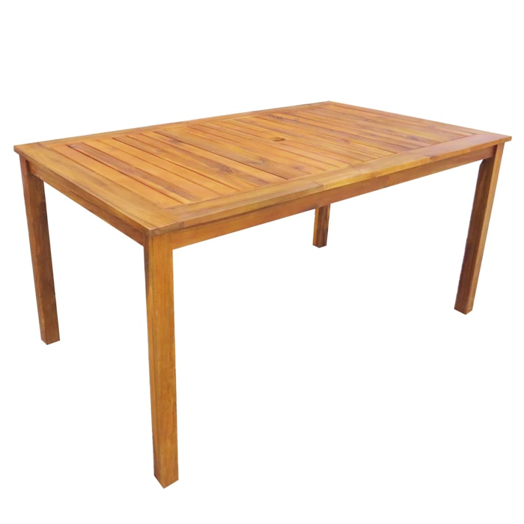 Ensemble à manger d'extérieur 5 pcs Bois d'acacia solide - XIOS
