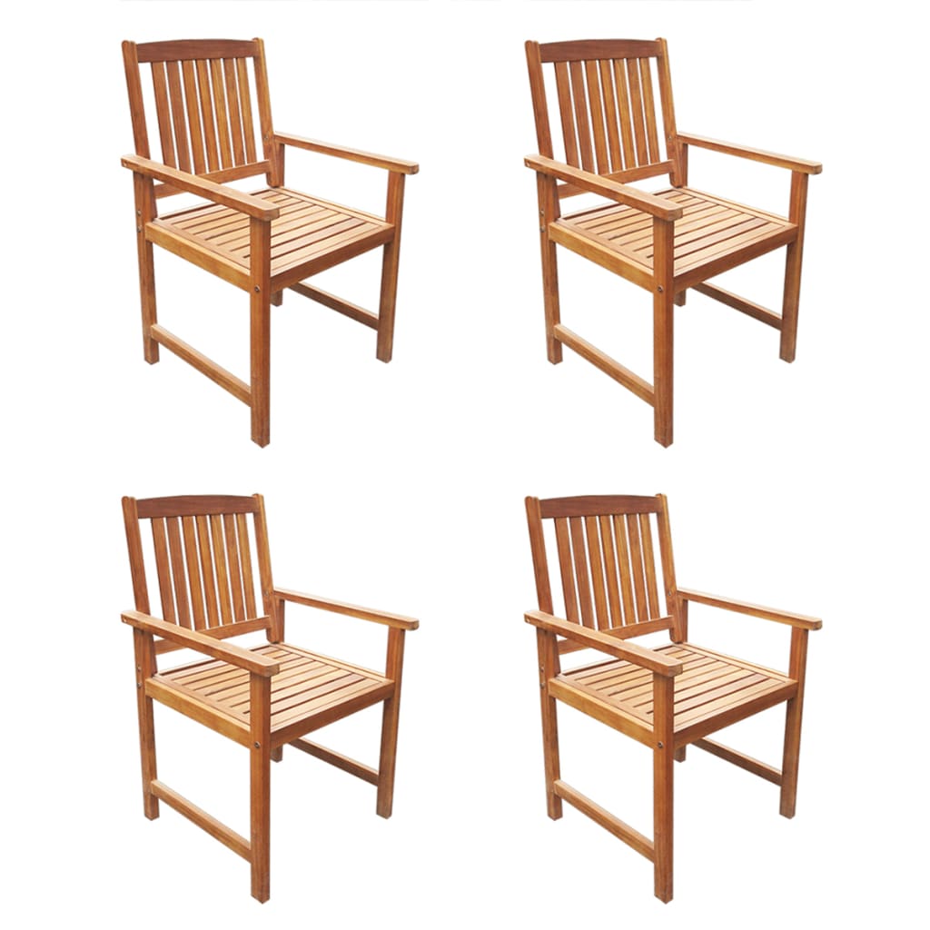 Ensemble à manger d'extérieur 5 pcs Bois d'acacia solide - XIOS