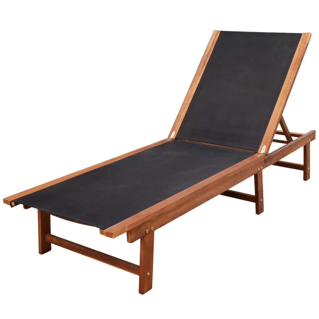 Ensemble à manger d'extérieur 9 pcs et coussins Acacia solide