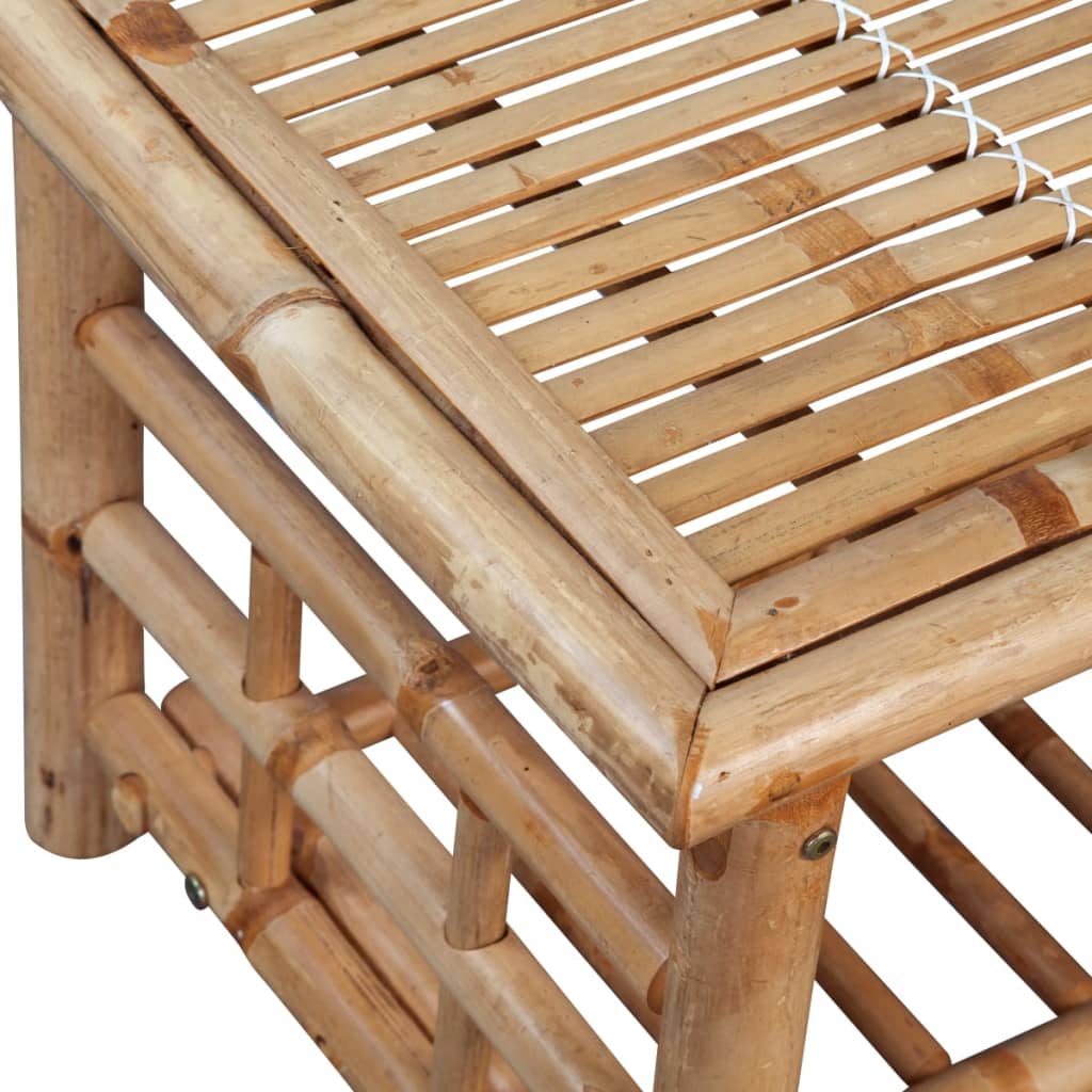 Salon de jardin 4 pcs avec coussins Bambou - XIOS