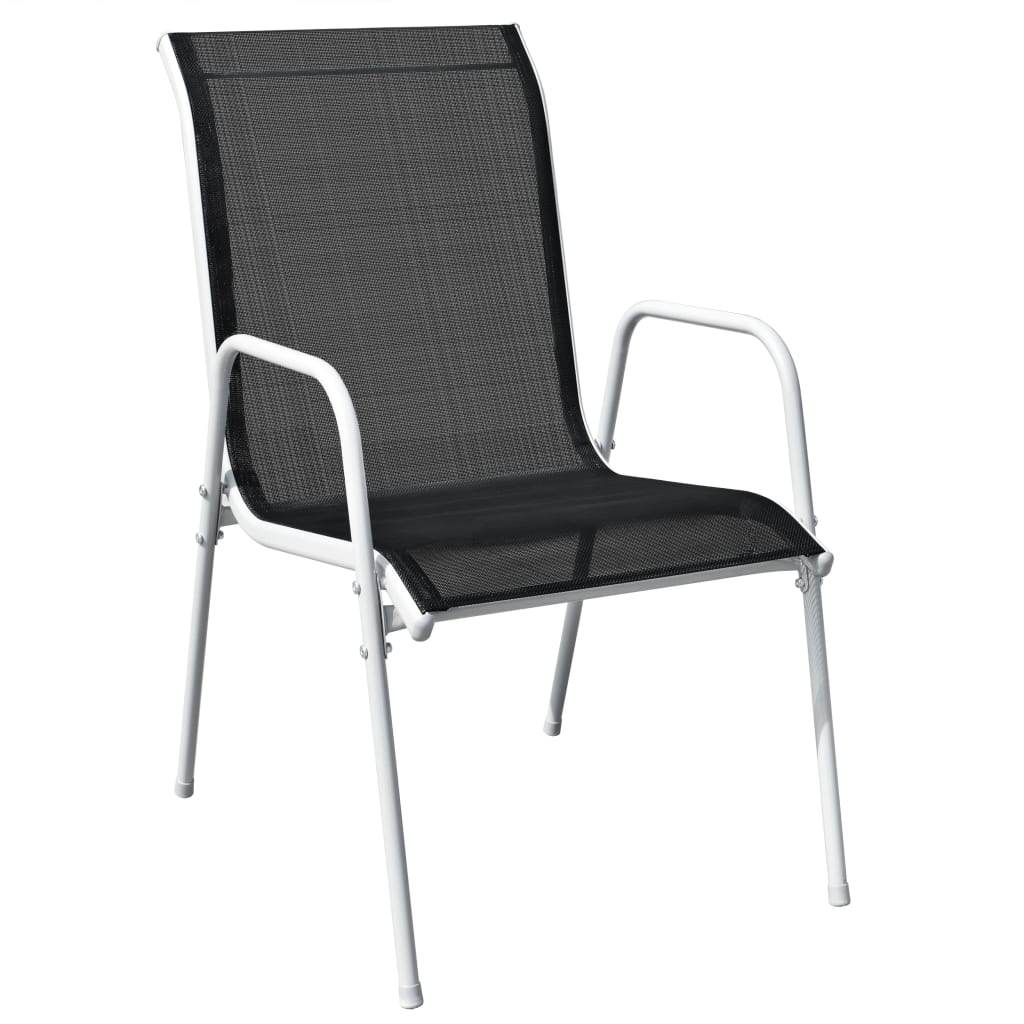 Ensemble de bistro 3 pcs Acier Noir - XIOS
