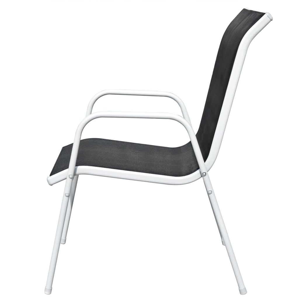 Ensemble de bistro 3 pcs Acier Noir - XIOS