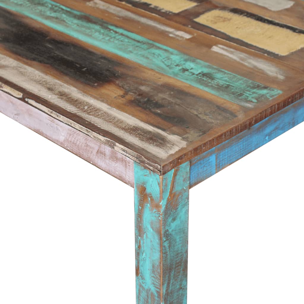 Table de salle à manger Bois de récupération massif 80x82x76 cm