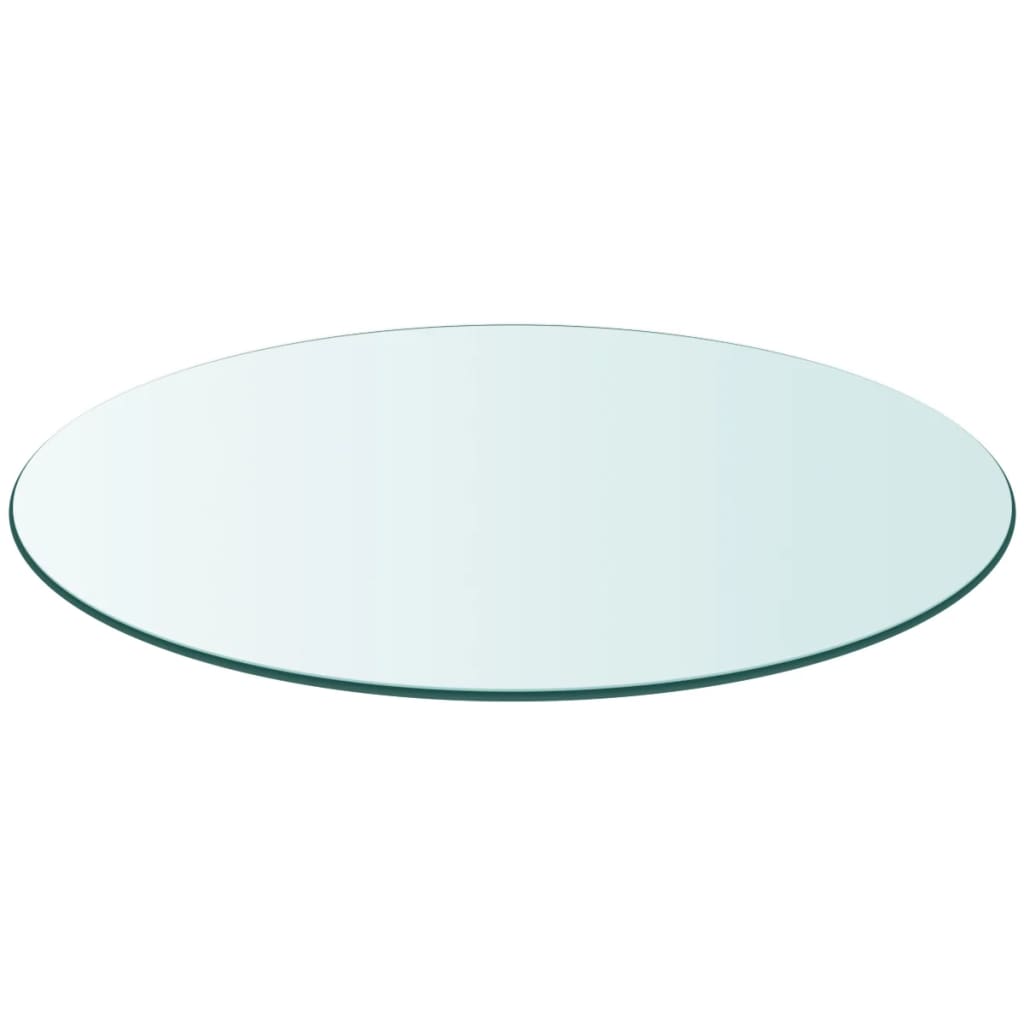 Dessus de table ronde en verre trempé 500 mm