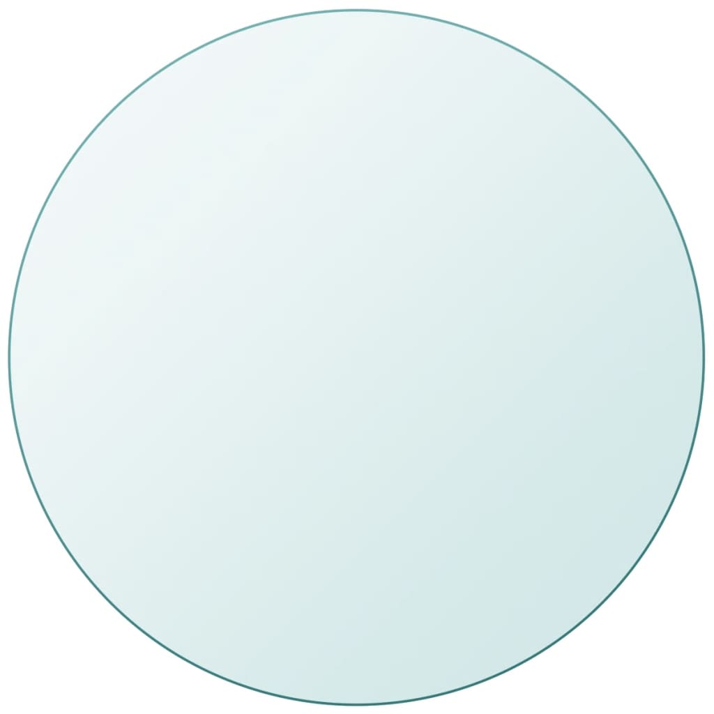 Dessus de table ronde en verre trempé 800 mm - XIOS