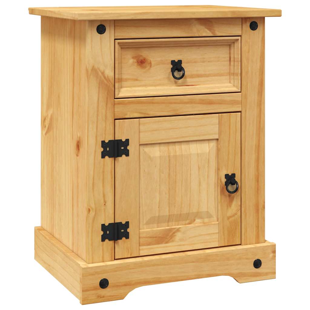 Table de chevet Gamme Corona pin mexicain 53x39x66 cm - XIOS