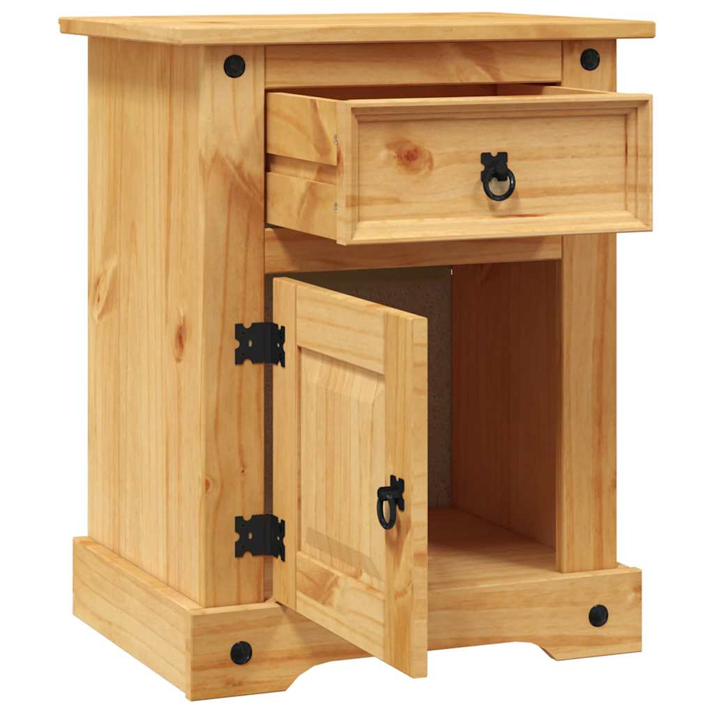Table de chevet Gamme Corona pin mexicain 53x39x66 cm - XIOS