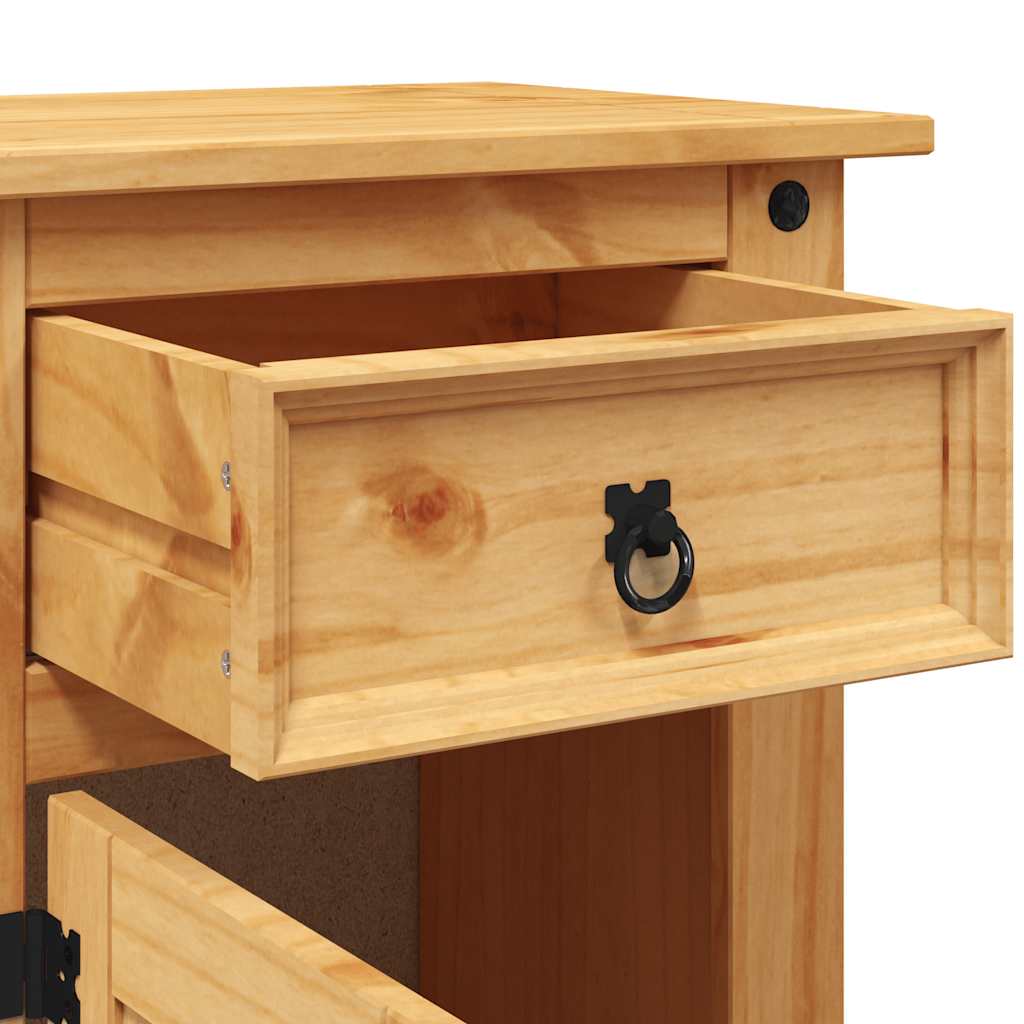 Table de chevet Gamme Corona pin mexicain 53x39x66 cm - XIOS