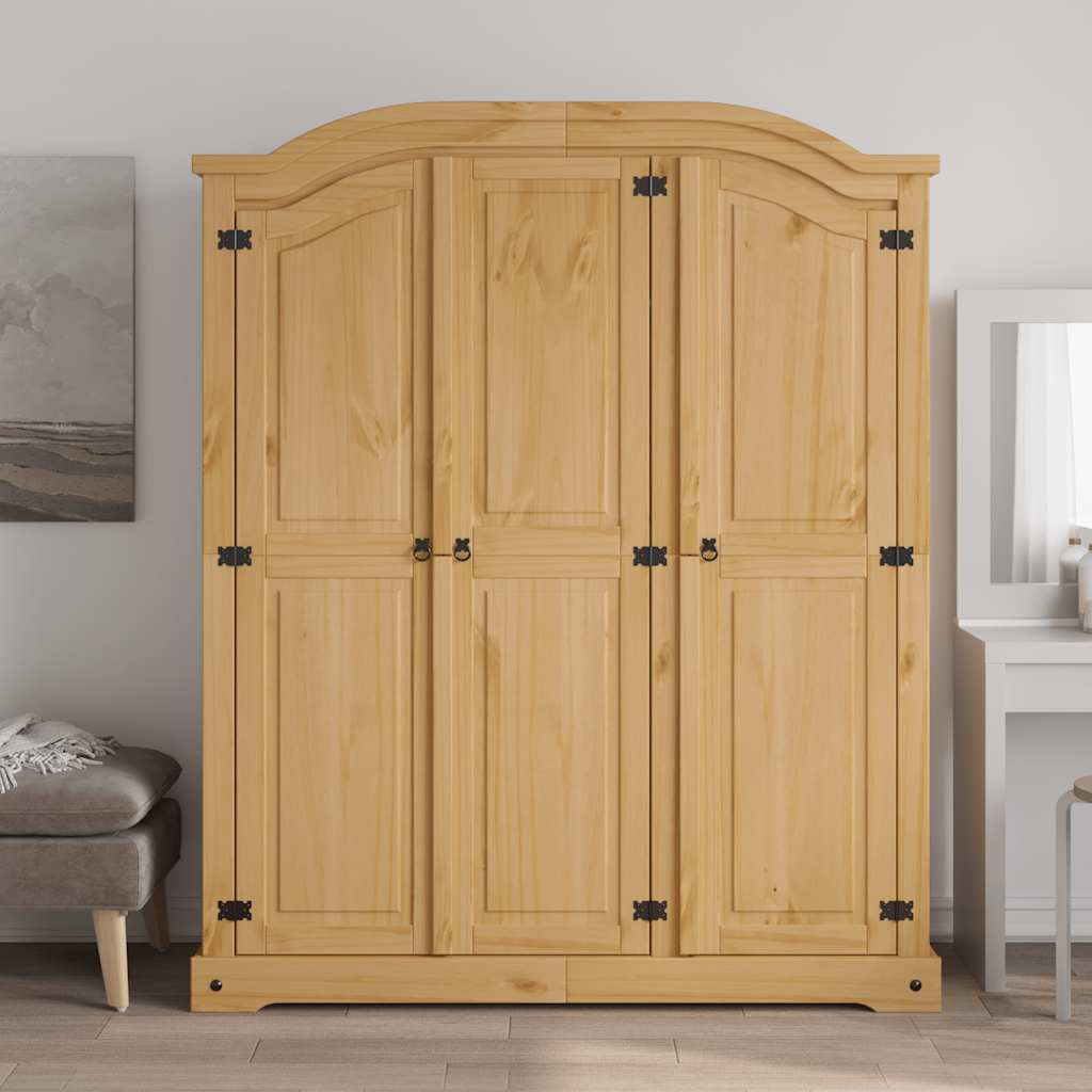 Garde-robe avec 3 portes Gamme Corona pin mexicain - XIOS