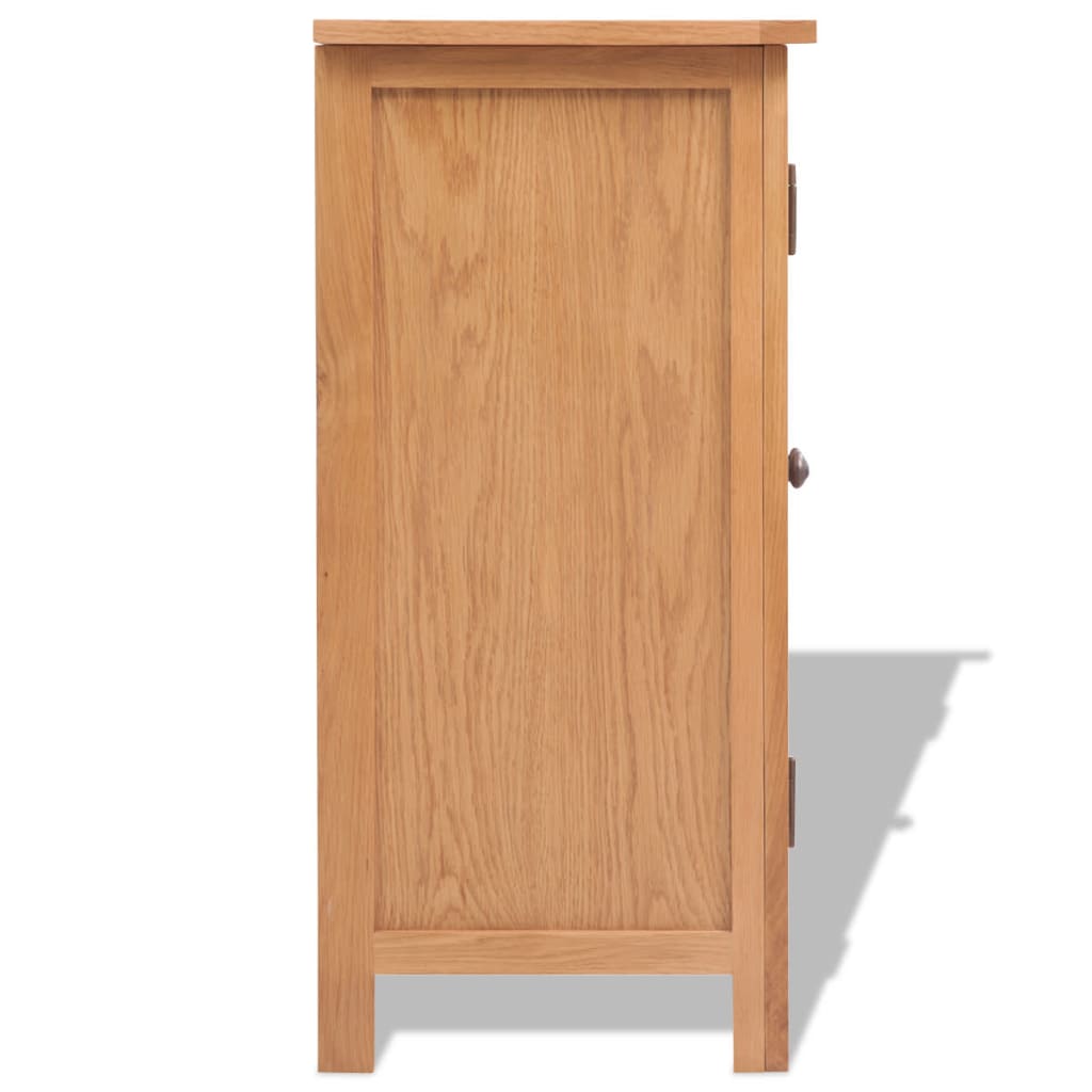 Buffet 70x35x75 cm Bois de chêne massif - XIOS