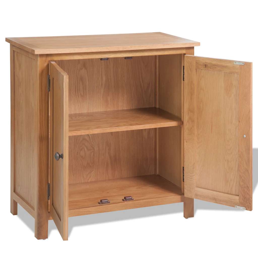 Buffet 70x35x75 cm Bois de chêne massif - XIOS