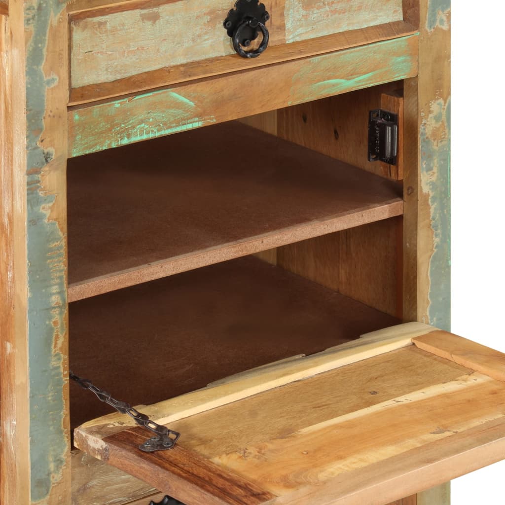 Armoire à chaussures 4 couches avec tiroir Bois de récupération - XIOS